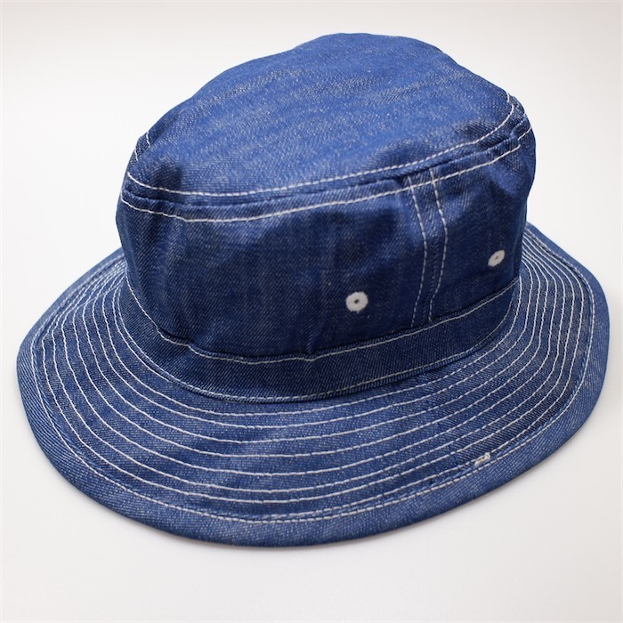 新品未使用品 デニムバケットハット メンズLサイズ相当 内周約59.5cm前後 ブルー系 帽子 HAT goods-bhbn拍卖