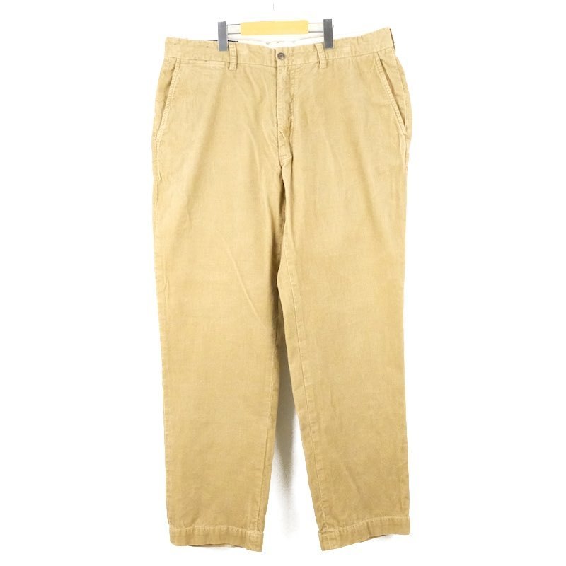 旧タグ ポロラルフローレン 細畝コットンコーデュロイパンツ メンズW38/L32 ウエスト98cm レングス80cm 実寸W38/L31 pn-0235拍卖