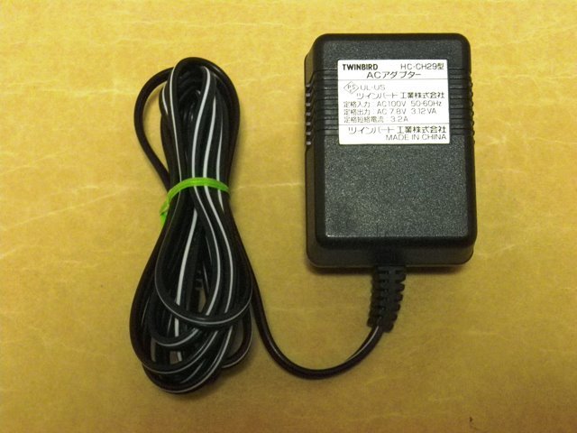 〈 TWINBIRD コードレスハンディークリーナー 用 ACアダプタ HC-CH29 〉拍卖