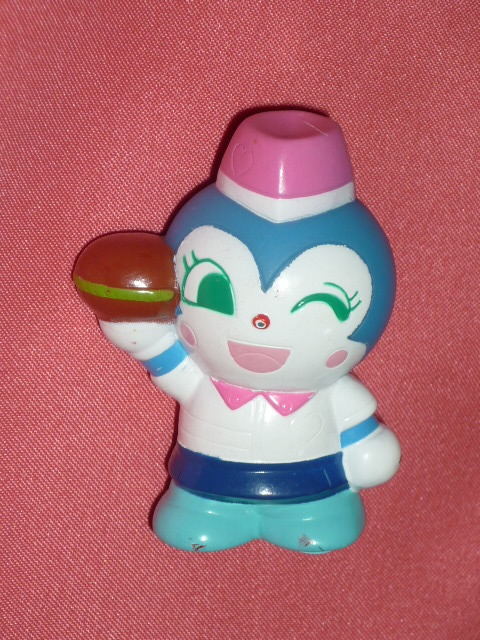 激レア!2014年 アンパンマン キャラクター 指人形マスコット(ハンバーガー&コキンちゃん)☆拍卖