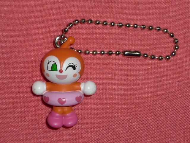 激レア!2018年 薬用ムヒ アンパンマン キャラクター マスコットキーチェーンホルダー(非売品)③ドキンちゃん拍卖