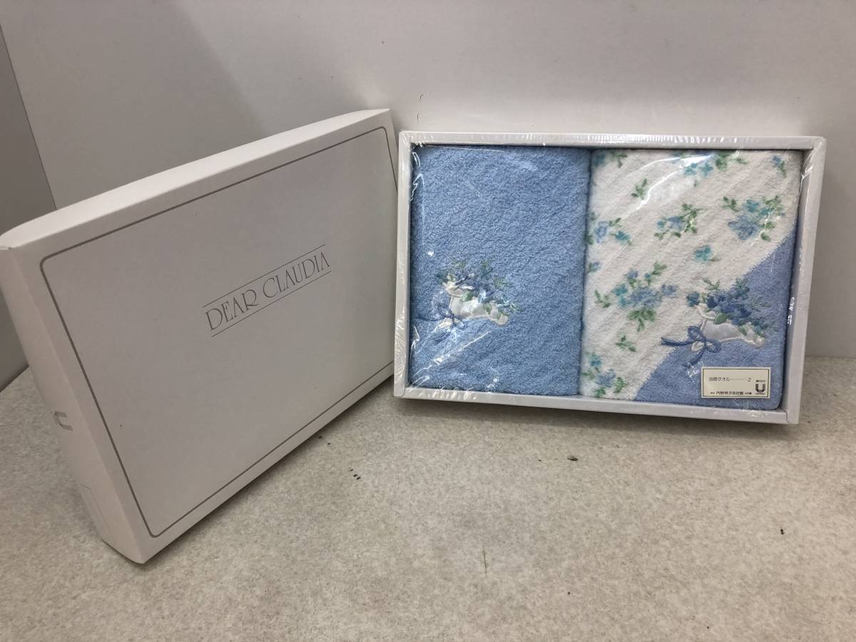 【I-1-R6】 浴用タオル 2枚 セット 未使用拍卖