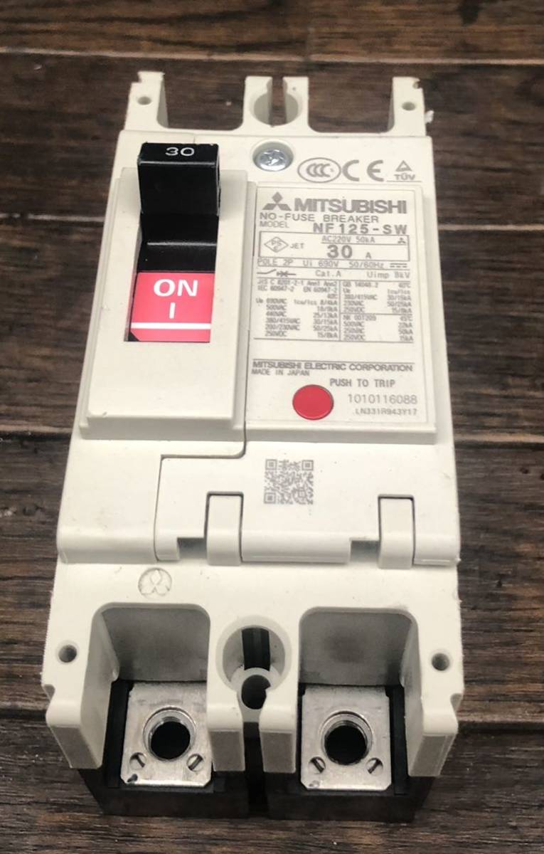 MITSUBISHI ブレーカー NF125-SW 30A拍卖