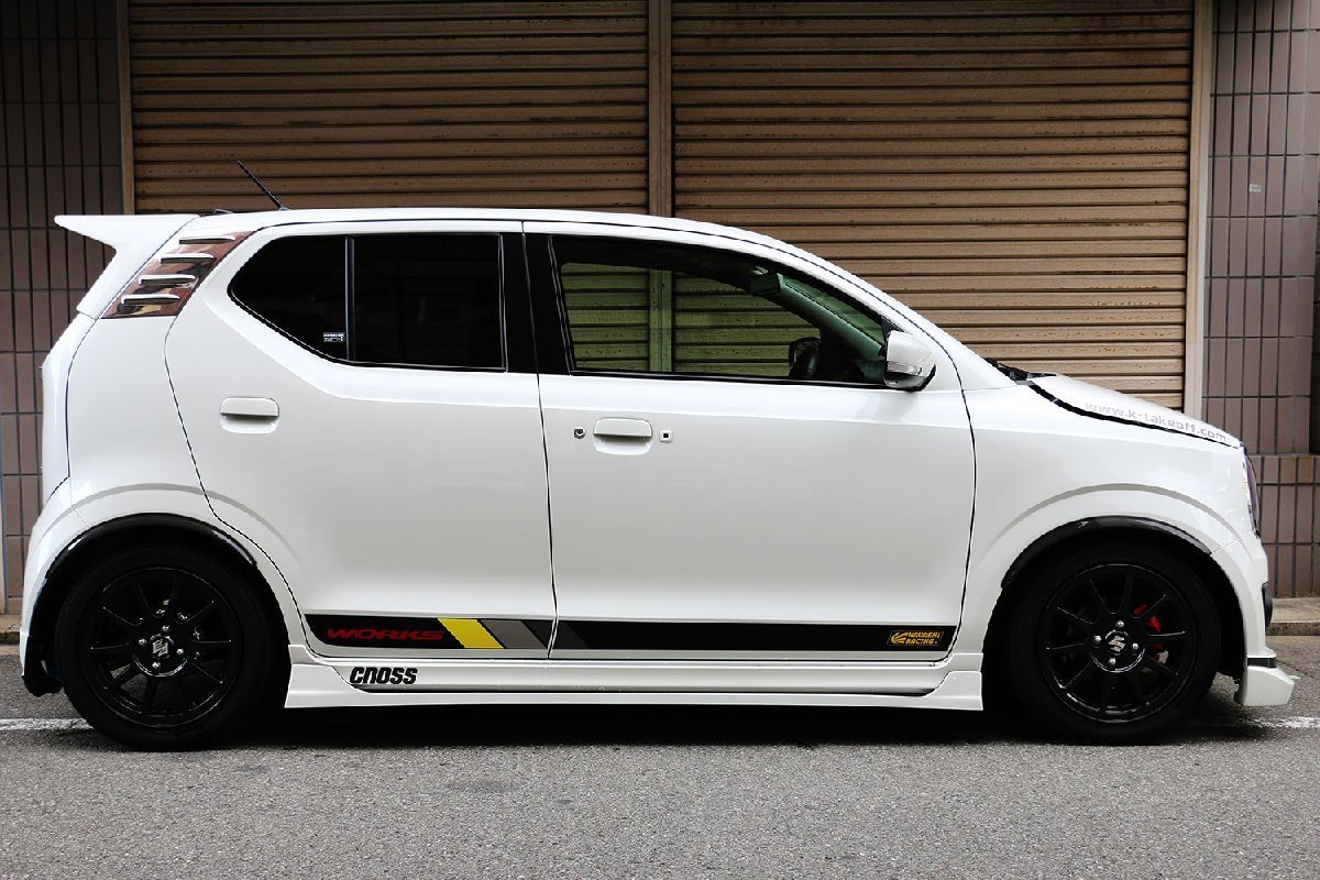 【TAKE OFF/テイクオフ】CROSS サイドボルテックスジェネレーター /ABS クローム/SVG0012★SUZUKI アルトワークス HA36S(H27/12~)拍卖