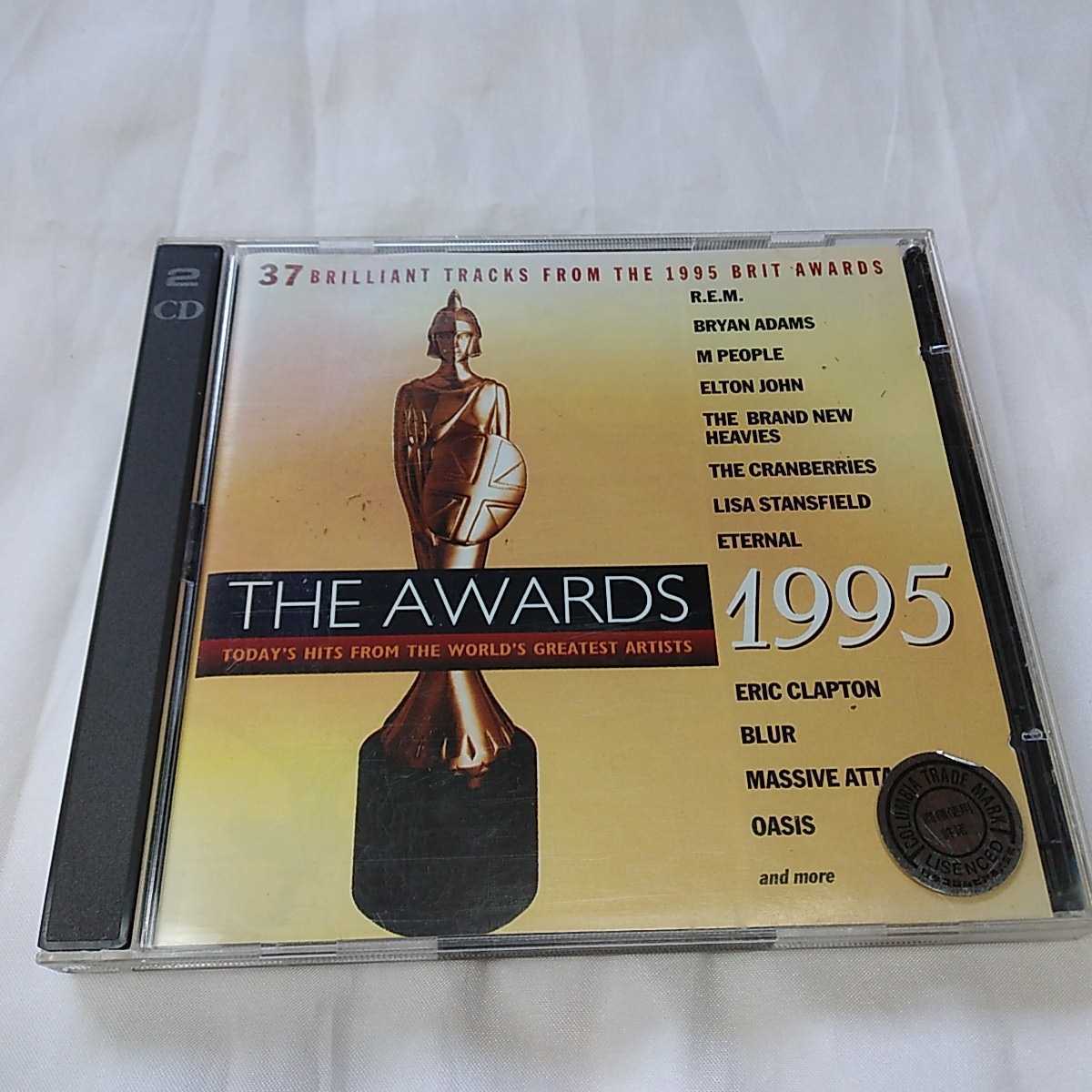 輸入盤 アルバム 2枚組 THE AWARDS 1995 全37曲収録 R.E.M エルトン・ジョン エリック・クラプトン OASIS JAMIROQUAI ETERNAL オムニバス拍卖