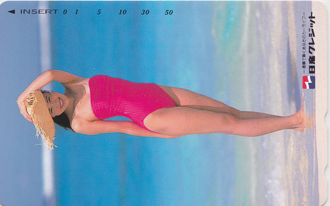 モデル名不詳 日産クレジット/水着 【テレカ】 R2.12.7a ★送料最安60円~拍卖