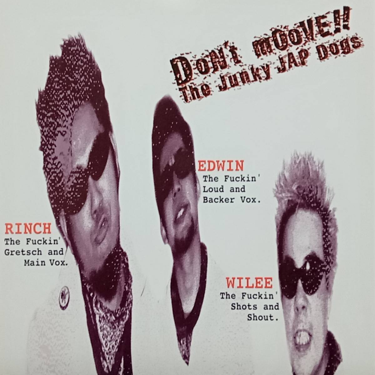 ◇J.R&R◇THE JUNKY JAP DOG(ジャンキー ジャップ ドッグス)/DON'T MOOVE!! ※'01年盤 送料別 匿名配送拍卖