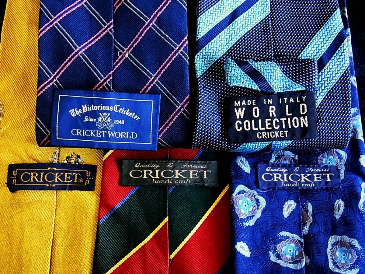 ■即決セール■J0540WW■ 5本セット全て クリケット【CRICKET】ネクタイ拍卖