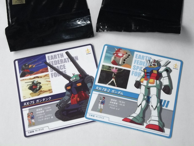 ココイチ ノベルティ 機動戦士 ガンダム コースター 2枚 ガンタンク CoCo壱番屋 非売品 コラボ グッズ RX-78-2 RX-75拍卖