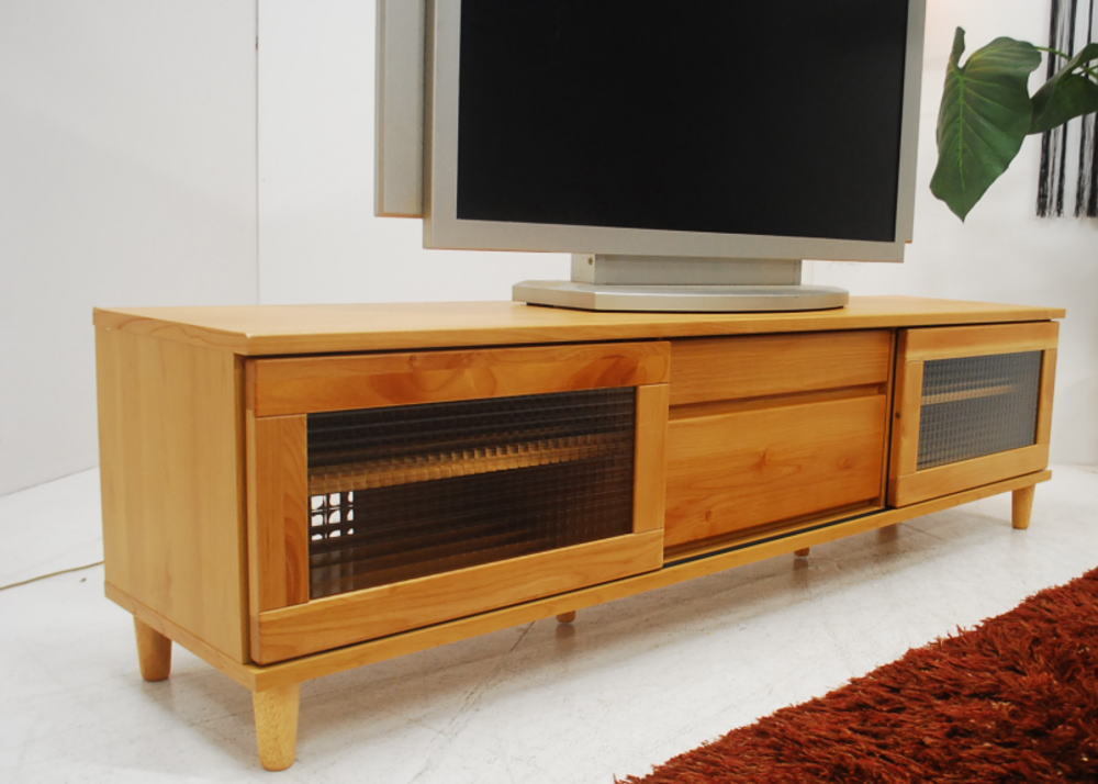 アウトレット 未使用 送料無料 現品限り リビング収納ボード テレビ 北欧調 ナチュラルモダン インテリア 171cm拍卖