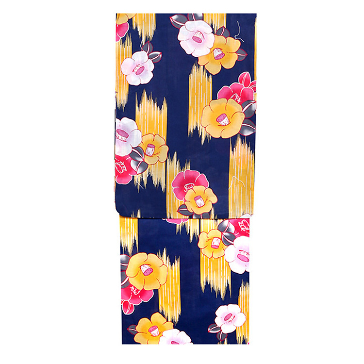 フリーサイズ 浴衣 レディース ゆかた 浴衣単品 かわいい 女性 浴衣 仕立て上り プレタ かわいい レトロ free 安い ly074-4拍卖