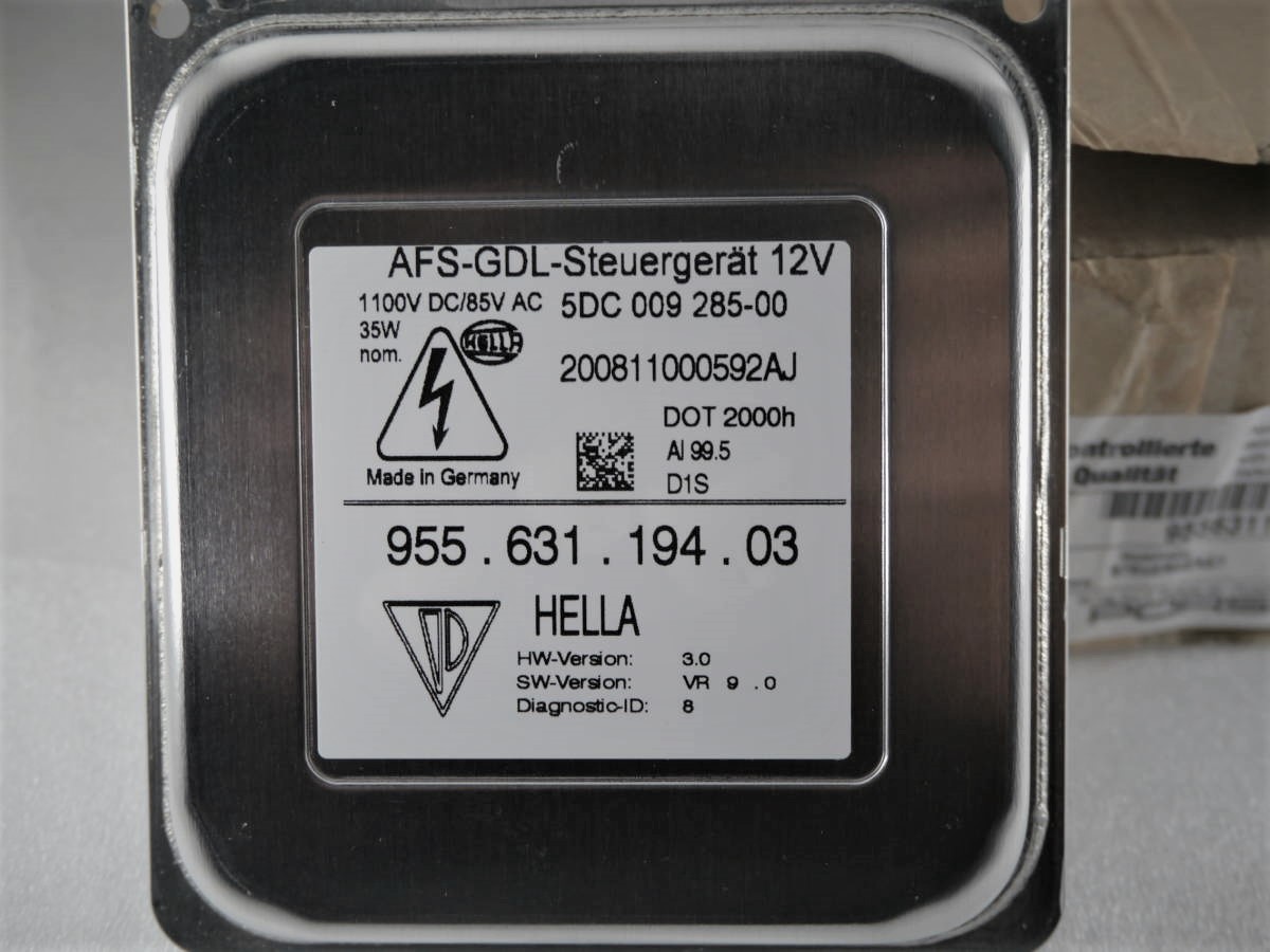 (送料込) ポルシェ カイエン AFS動作品 CAYENNE 957 バラスト キセノン 1個【ポルシェ純正・新品】955.631.194.03拍卖