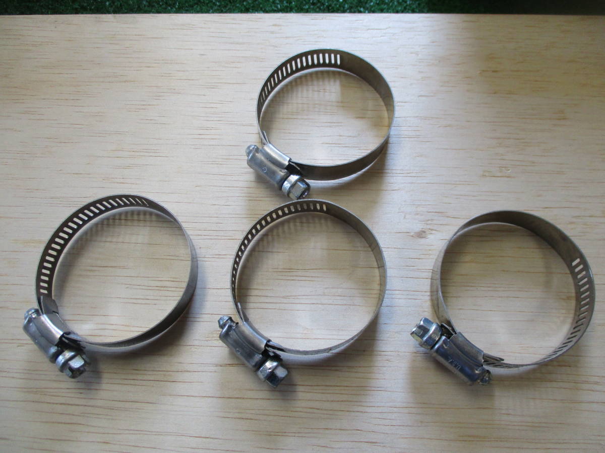 ステンレス自在バンド 33ミリ~57ミリ 4ケで¥500 送料¥185(クリックポスト)拍卖