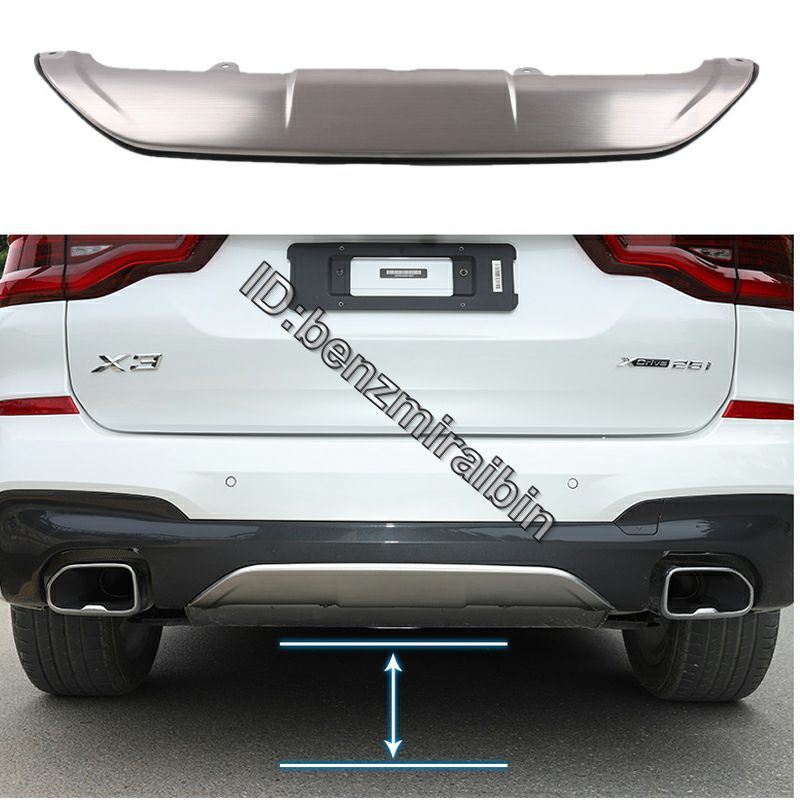 BMW X3 G01 2017 2018 2019 パフォーマンス スタイリング アクセサリー ステンレス鋼 リア バンパー シールド拍卖