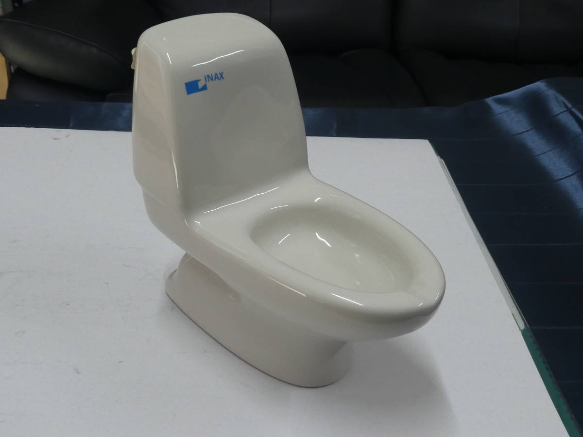 .・'☆★ INAX 便器 カラーサンプル ミニチュア 灰皿 アクセサリートレイ 小物入れ :*:・'☆★BN8 オフホワイト LIXIL ネオレスト 陶器拍卖
