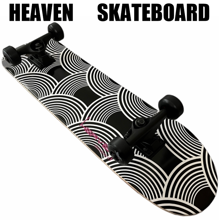 ヘブン ハイスペック コンプリート スケートボード ジオメトリーK 31×7.75 選び抜かれた高品質のスケボー拍卖