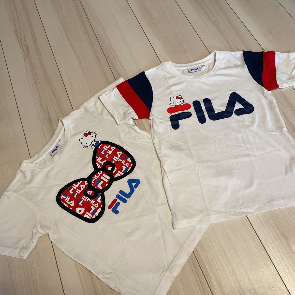 フィラ ☆2枚セット☆140☆半袖Tシャツ☆キティー☆サンリオ☆Tシャツ ☆拍卖