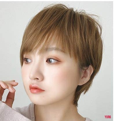 ショートボブウィッグ フルウィッグ レディース かつら カツラ 耐熱 180℃まで お洒落 普段使い ACハニーゴールド拍卖