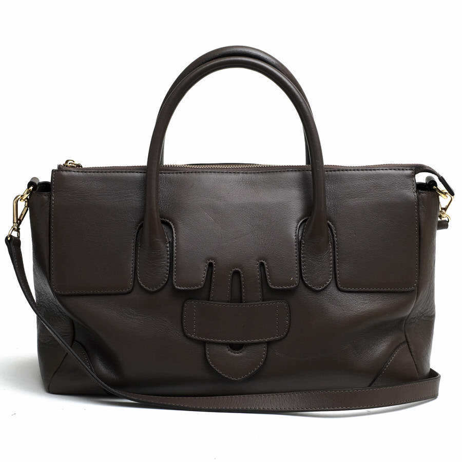 TILA MARCH ティラマーチ ハンドバッグ ZELIG CABAS M LEATHER 牛革 2WAY ショルダーバッグ拍卖