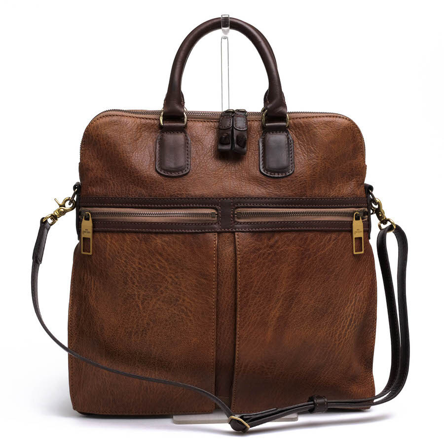 genten ゲンテン トートバッグ 101416 VALLONE ヴァッローネ 山羊革 ゴートヌメ dan ダン ベジタブルタンニン鞣し 2WAY ショルダーバッグ拍卖