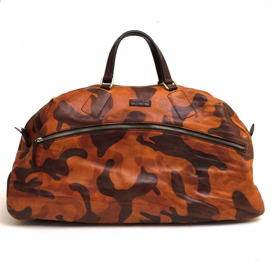 Daniel&Bob ダニエル&ボブ ボストンバッグ DAB09752 FRANCESCO RODICAMO 創業35周年 迷彩・カモフラージュ柄拍卖