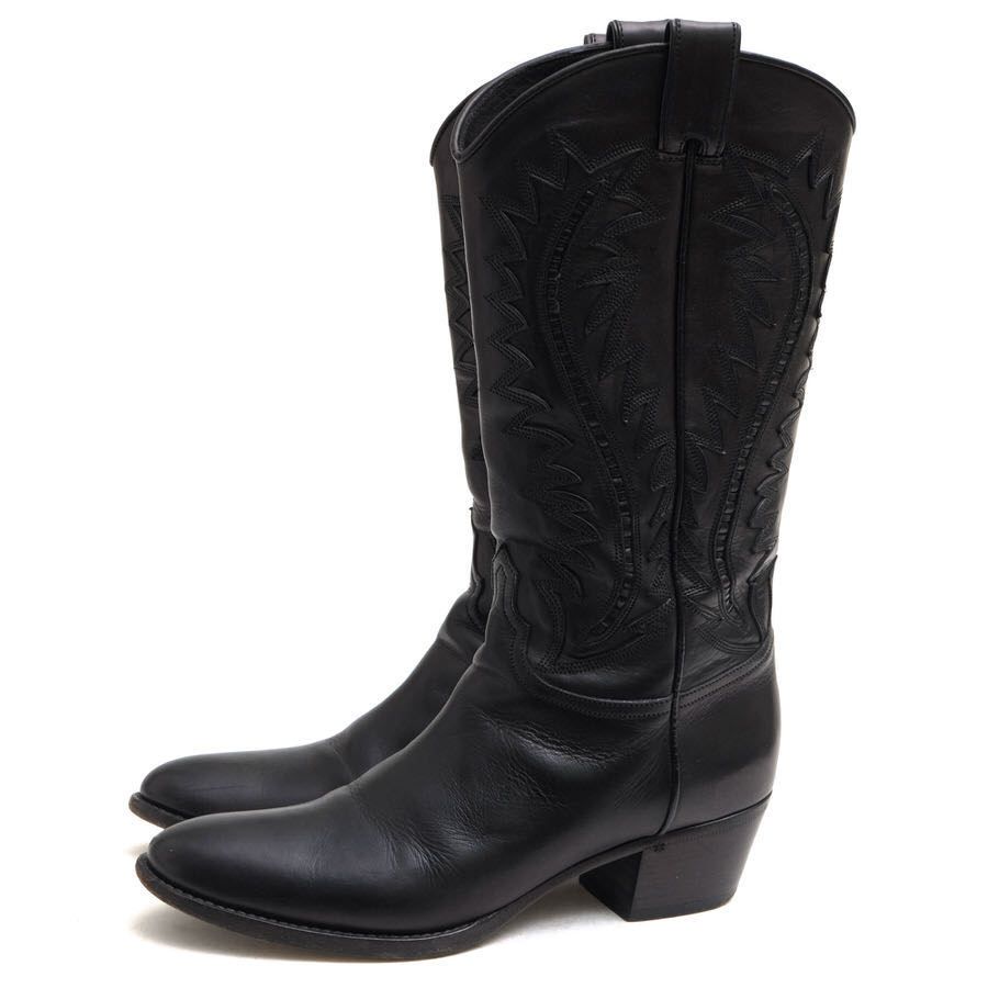 SARTORE サルトル ロングブーツ 牛革 カーフ 刺繍 ウエスタンブーツ レザーソール拍卖