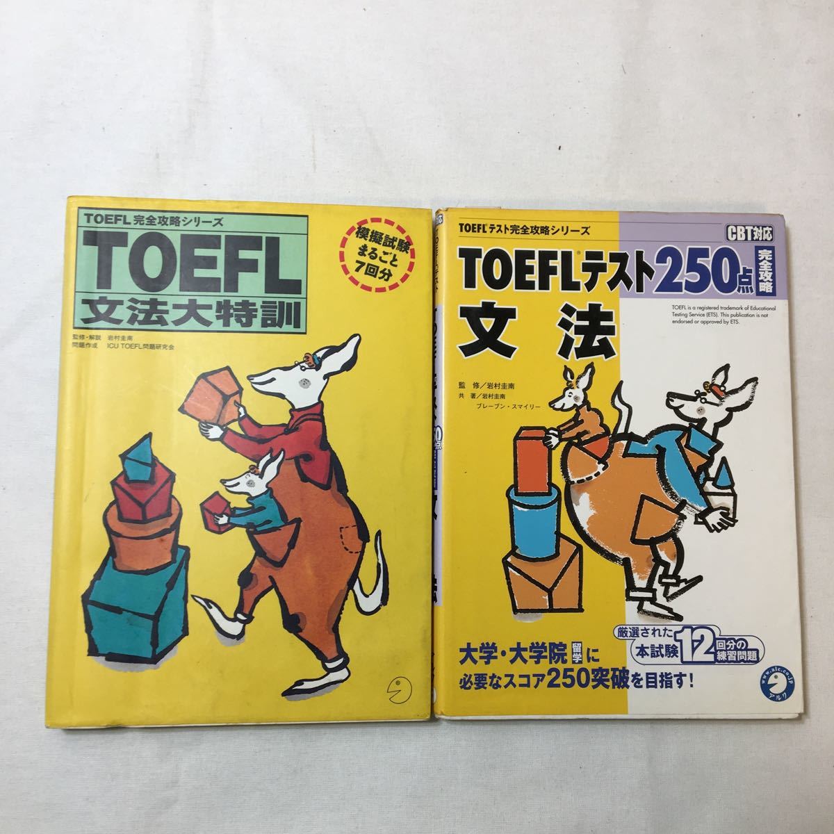 zaa-339♪TOEFL文法大特訓―模擬試験まるごと7回分+TOEFLテスト250点完全攻略 文法 (TOEFL完全攻略シリーズ)2冊セット拍卖