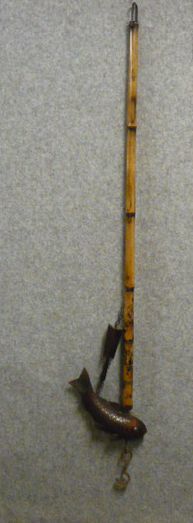 【政】30832 自在カギ 竹製 鈎 かぎ ひばち 昭和 レトロ 囲炉裏拍卖