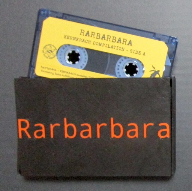 V.A. Various - Rarbarbara Cassette (Ltd Edition / Insert and 3-D Case) Kernkrach Hertz-Schrittmacher NDW New Wave Minimal Synth拍卖