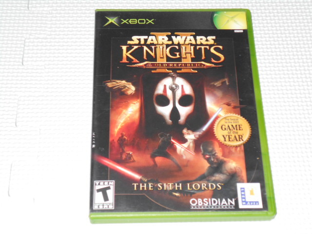 xbox★STAR WARS KNIGHTS OF THE OLD REPUBLIC 2 THE SITH LORDS 海外版★箱付・説明書付・ソフト付拍卖