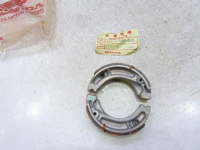 ホンダ純正★フロントブレーキシュー・45120-KB9-015★XL125・TLR125・XL300R・MTX125Rなど★OC3-71(60)拍卖