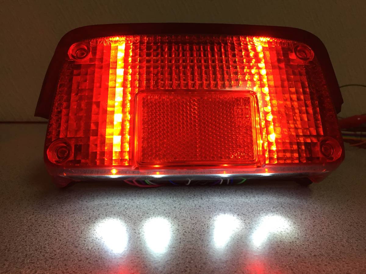 【60日保証】GSX250 カタナ/400/インパルス400☆流れるテールランプLEDユニット☆超爆光56発!拍卖