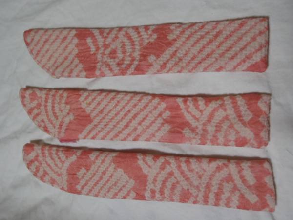 ハンドメイド 扇子 袋 ケース ピンク絞りx薄いピンク拍卖