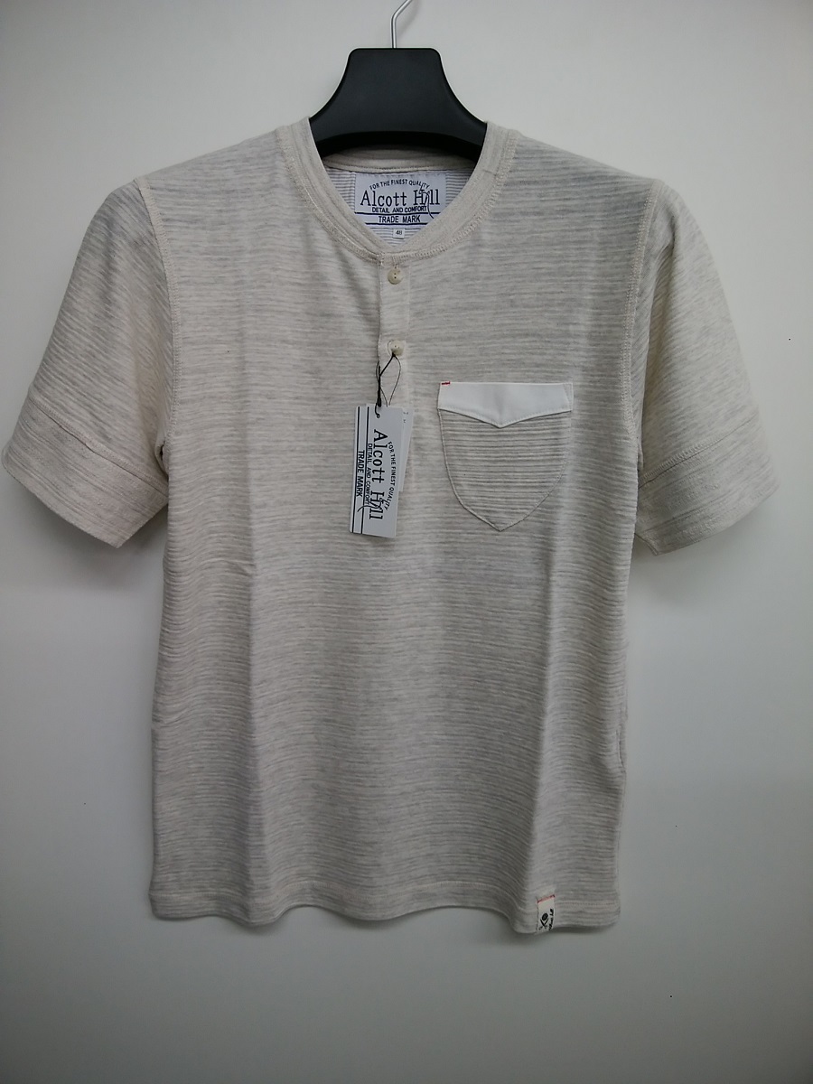 Tシャツ 50%OFF Alcott Hill ヘンリーネック(46)M 新品拍卖