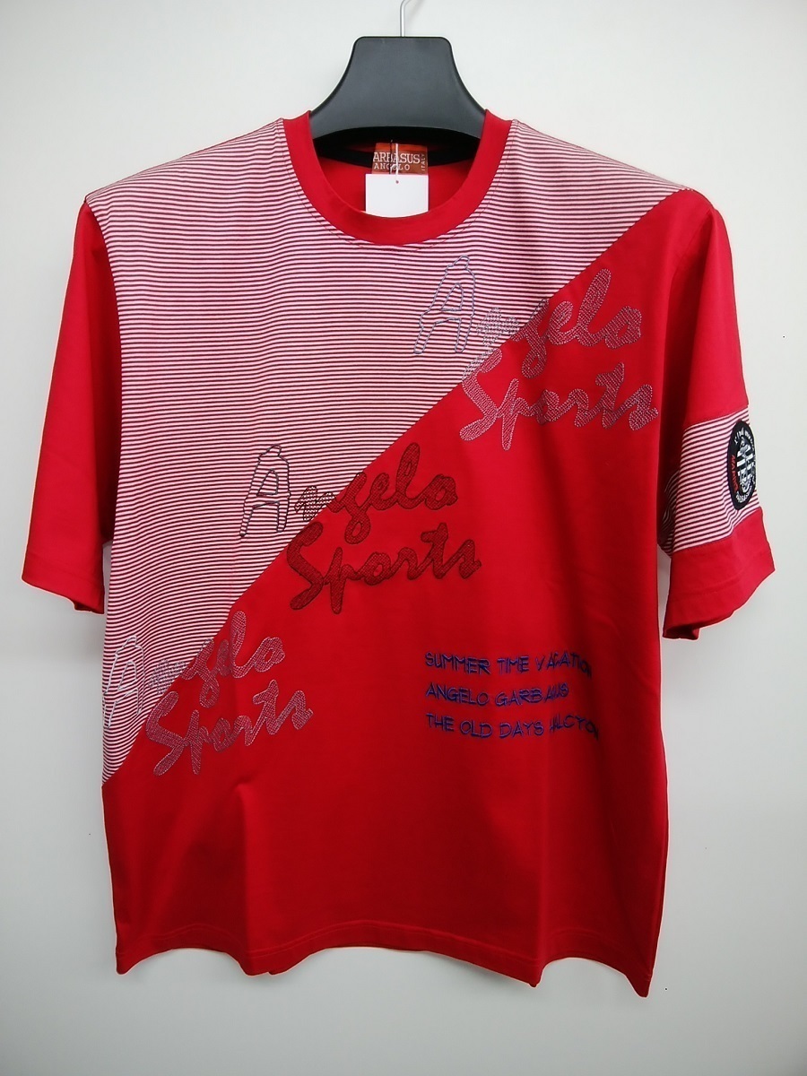 Tシャツ 50%OFF アンジェロ・ガルバス 切り替え(L)新品拍卖