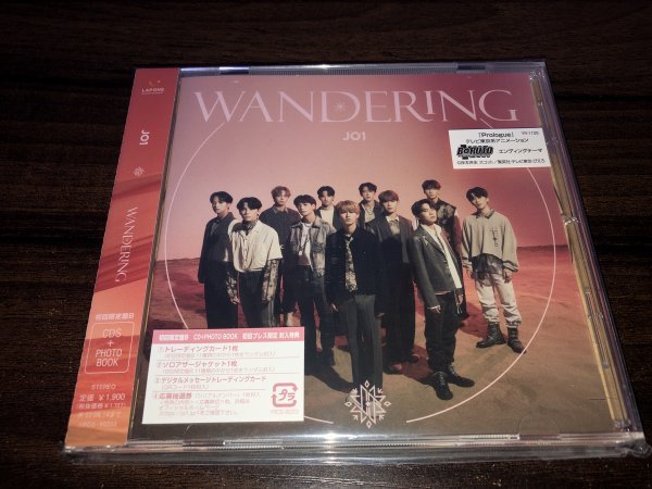 WANDERING 初回限定盤B CD+PHOTO BOOK  JO1  送料200円拍卖