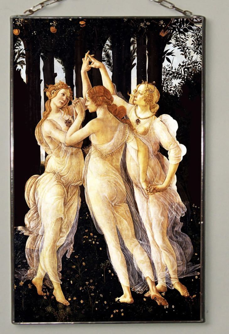 サンドラ・ボッティチェリSandro Botticelli -Primavera- ステンドグラス アートガラス拍卖