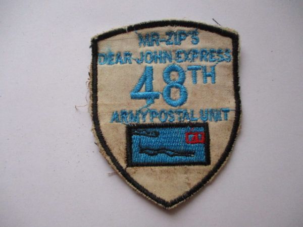 【送料無料】レプリカ ベトナム戦争 パッチ刺繍ワッペン/MR-ZIP48THナム戦ローカルメイドma1横振りミシン米軍アメリカ軍ミリタリーArmy M25拍卖