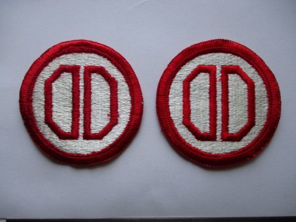 【送料無料・2枚セット】アメリカ軍31st Chemical Brigadeパッチ刺繍ワッペン記章/第31 科学旅団31st Armor部隊章アメリカ軍Army①M27拍卖