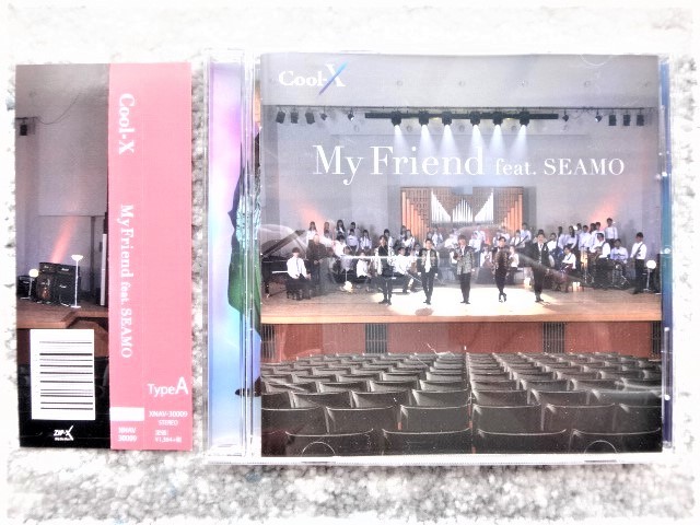 D【 Cool-X / My Friend feat. SEAMO (TypeA) 】帯付き Dは4枚まで送料198円拍卖