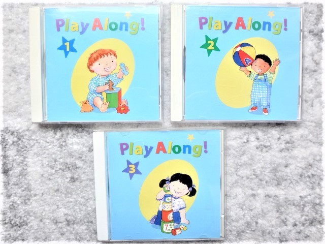 D【 Play Along! 1・2・3 CD3枚セット ワールドファミリーイングリッシュ 】拍卖
