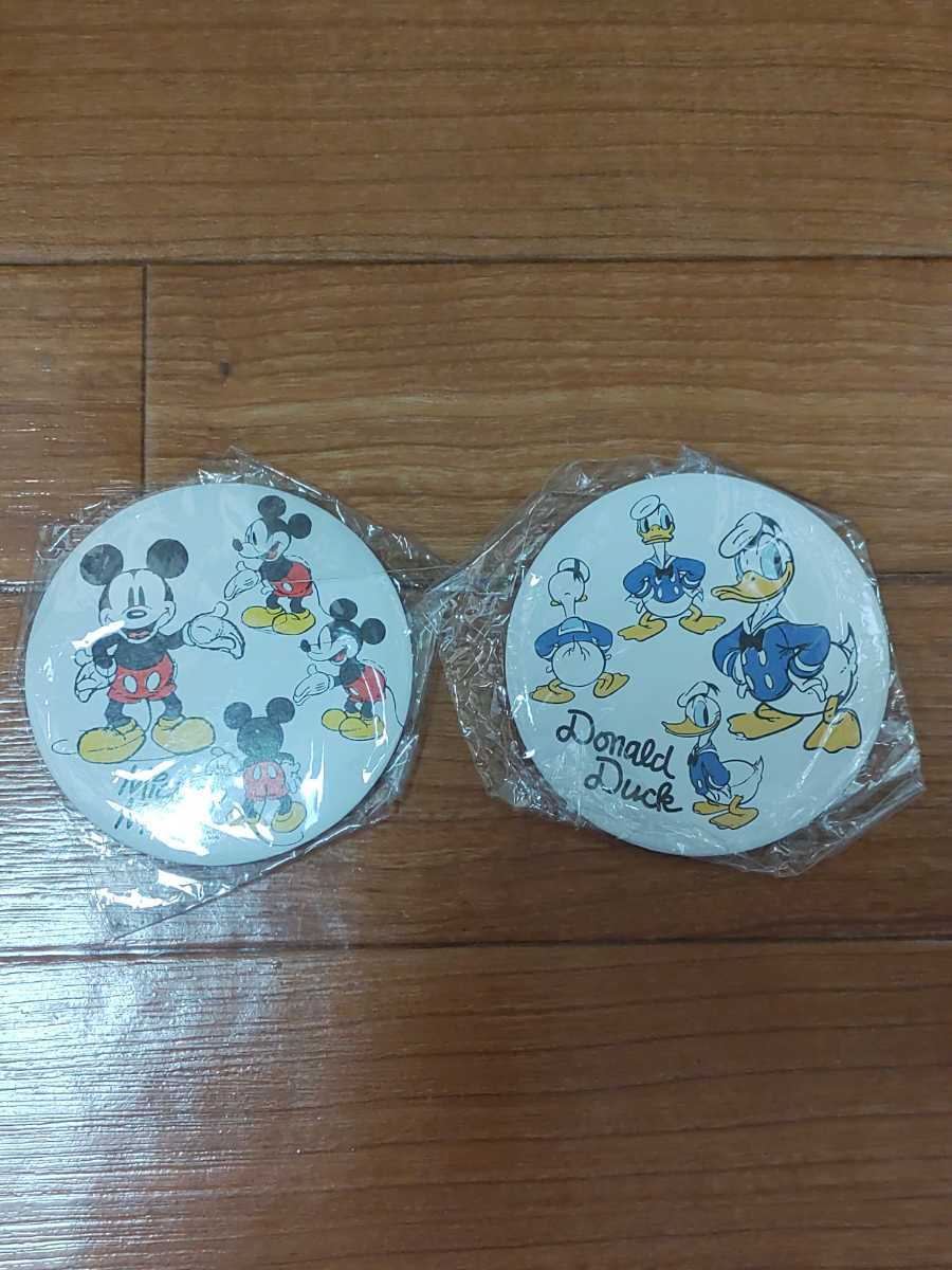 Y535: ディズニー ミッキー&ドナルド 缶バッジ拍卖