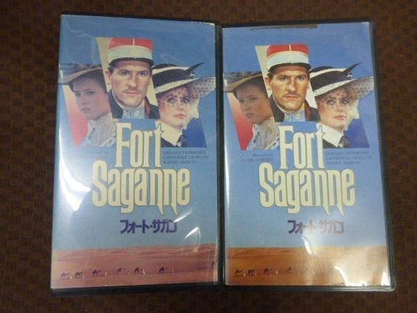 M387●アラン・コルノー監督/ジェラール・ドバルデュー他「フォート・サンガン」2本組VHSビデオ拍卖