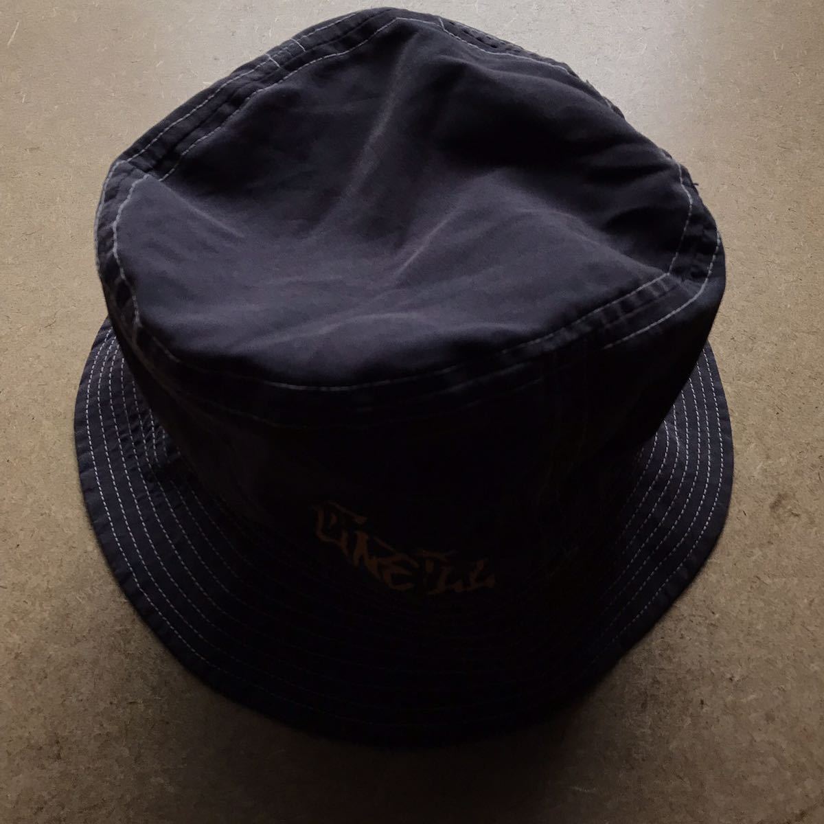 7-8 オニール サーフハット ダークグレー メンズ surf サーフ 58cm コットン ナイロン拍卖