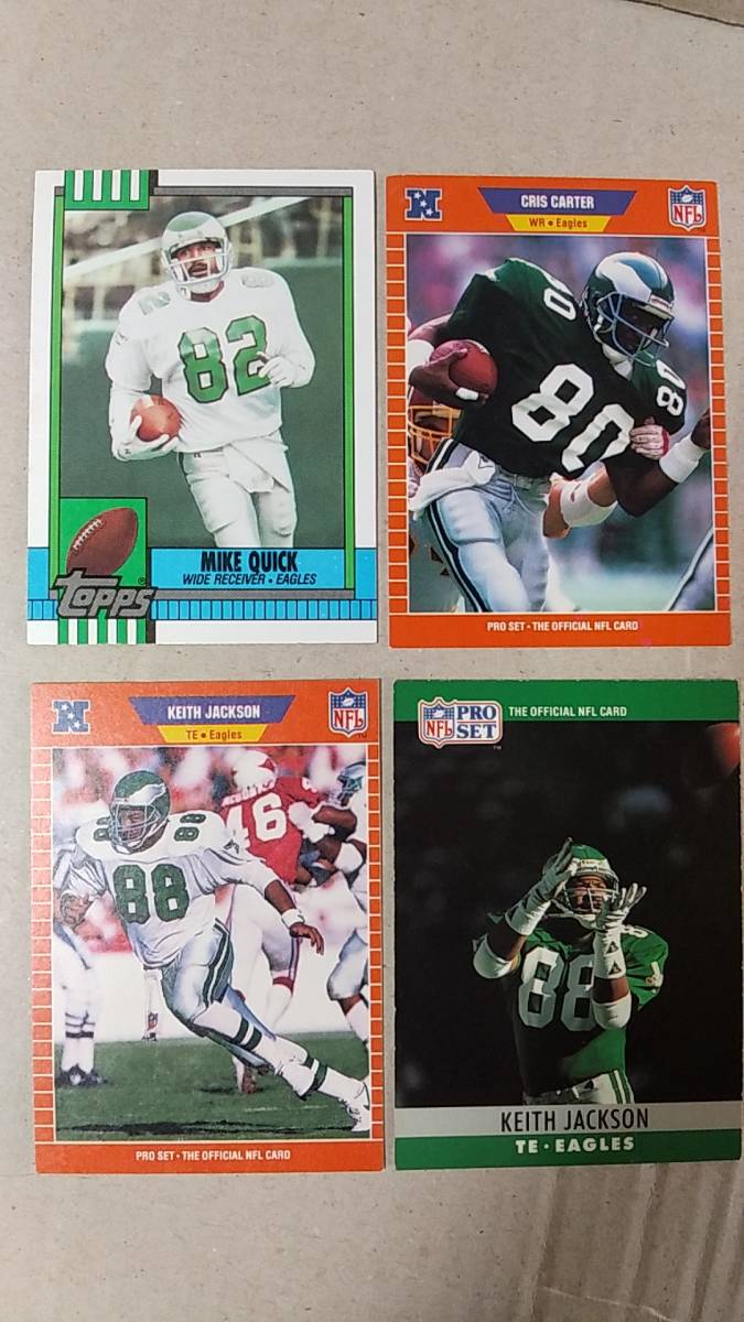 NFLカード PHILADELPHIA EAGLES / WR,TE 色々10種 Aaa イーグルス拍卖