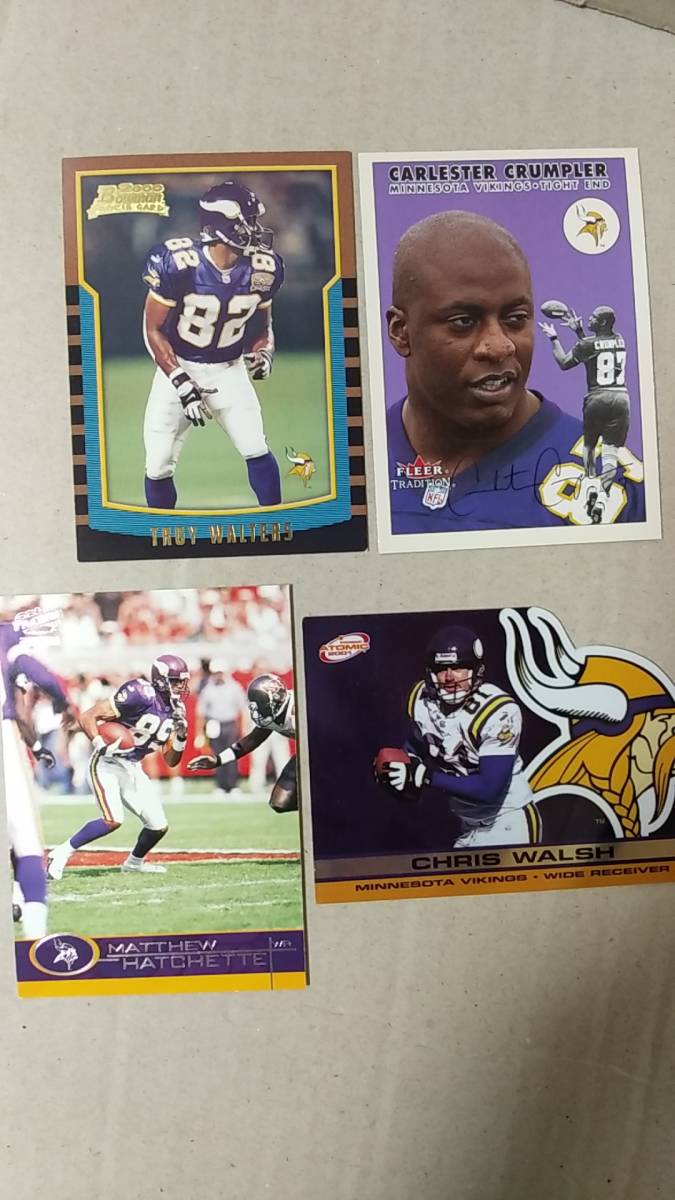 NFLカード MINNESOTA VIKINGS / WR,TE 色々12種 Vvv バイキングス拍卖