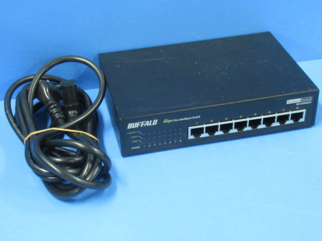 ▲Ω ZZH1 10451#保証有【 BS-G2008UR 】バッファロー BUFFALO Gigaスイッチ 8ポート 領収書発行可・祝10000取引突破!!拍卖