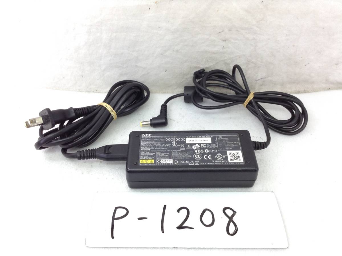 P-1208 NEC 製 ADP-60NH 仕様 19V 3.16A ノートPC用ACアダプター 即決品拍卖