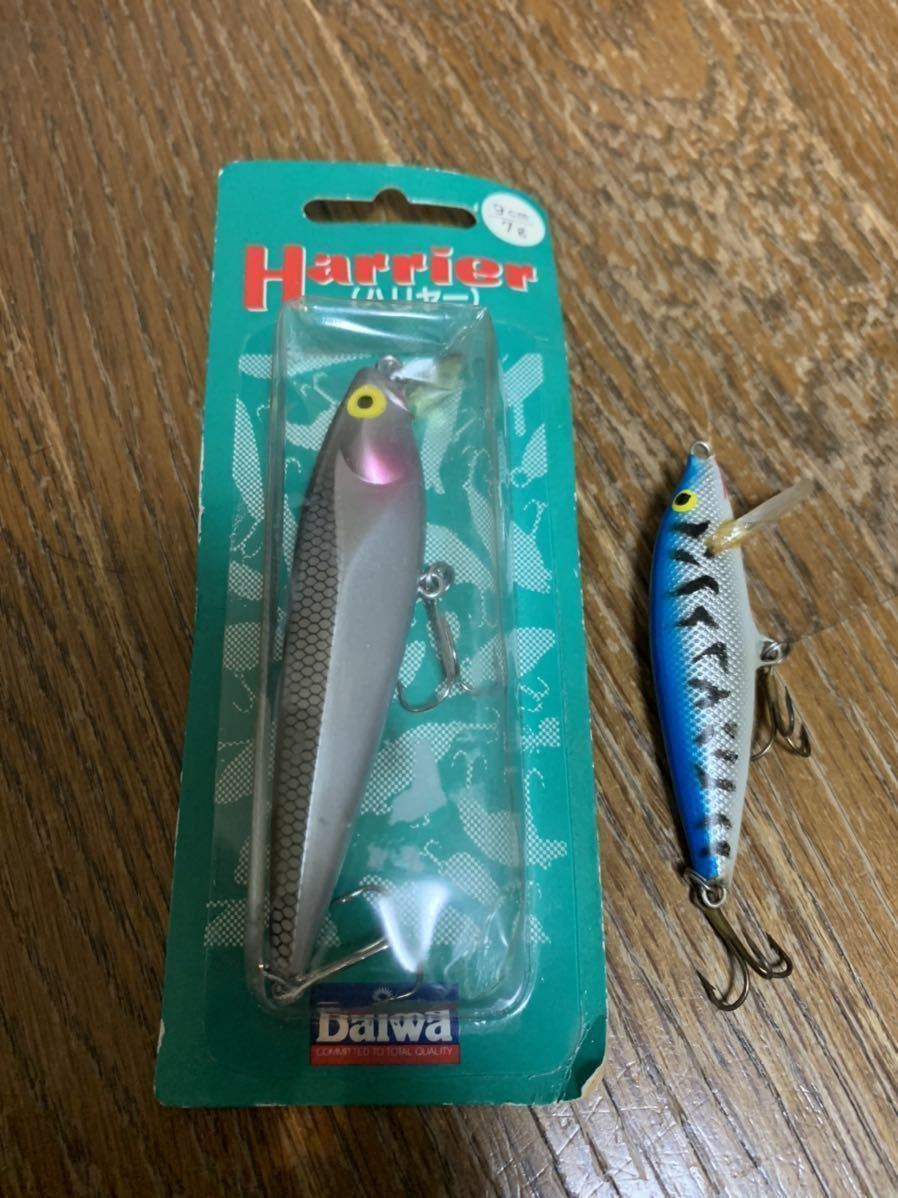 未開封新品 ☆オールド ダイワ ハリアー OLD DAIWA HARRIER ハリヤー ☆ OLD DAIWA BALSA MINNOW オールド ダイワ バルサミノー☆2個セット拍卖