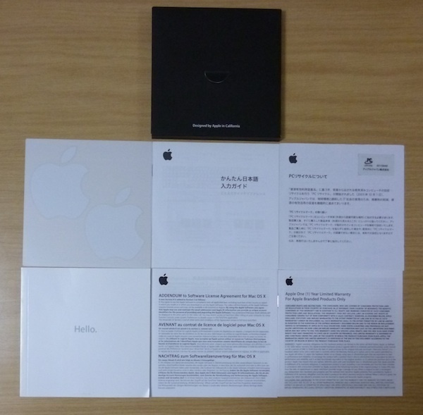 6527 Apple 説明書 13インチ MacBookAir Hello. かんたん日本語入力ガイド MacOSX 10.7 Lion 2011 マニュアル拍卖